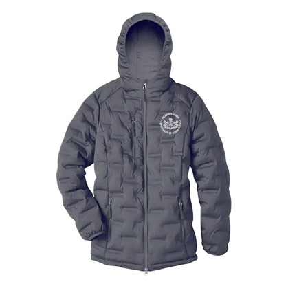 Adult Hooded Puffer Jacket with Embroidered Department of Corrections Seal (Various Colors)