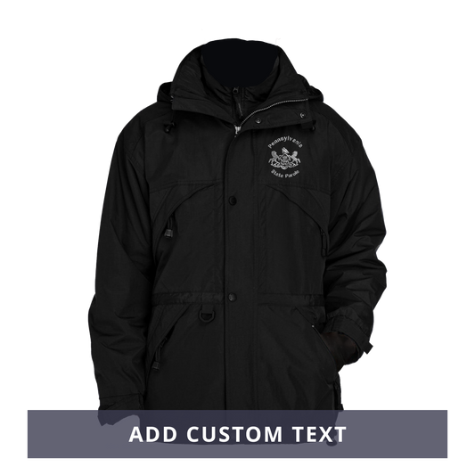 Adult Parka Winter Jacket with Embroidered State Parole Seal