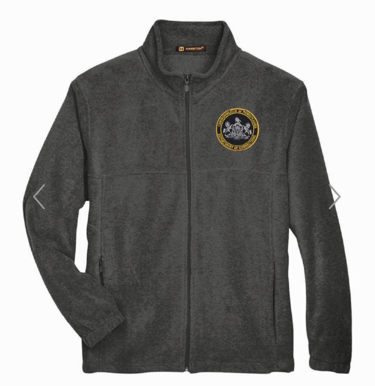 Embroidered Fleece with Round Commonwealth Logo