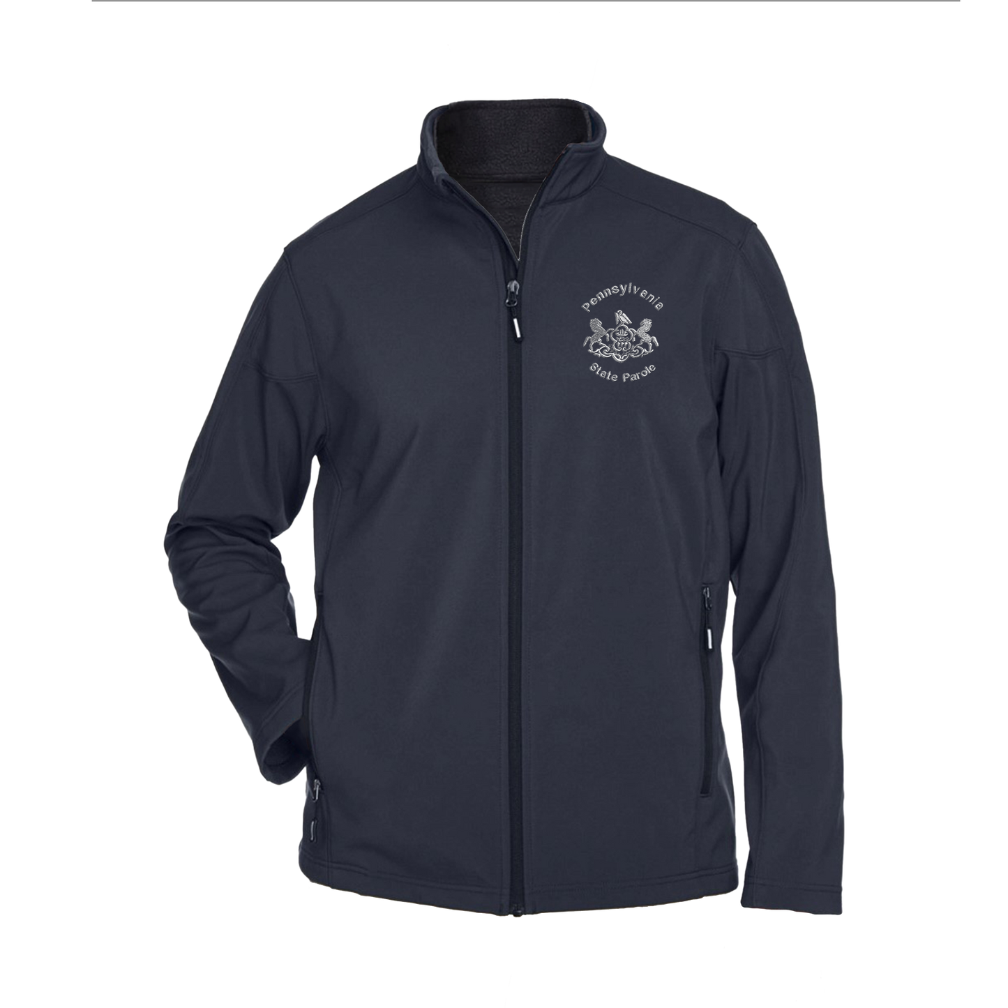 Men’s Premium Soft-Shell Jacket with Embroidered State Parole Horses (Various Colors)