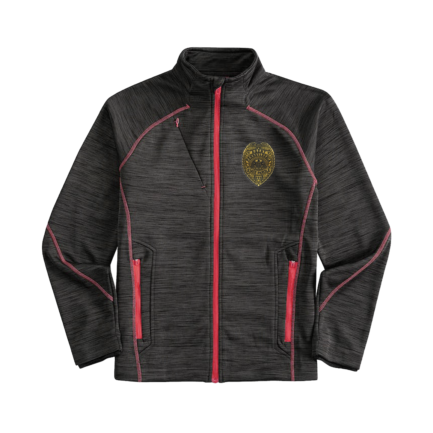Adult North End Performance Jacket with Embroidered State Parole Agent Badge (Various Colors)