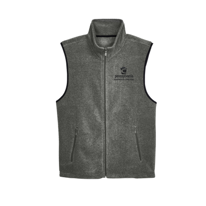 Adult Fleece Vest with Embroidered Department of Corrections Keystone (Various Colors)
