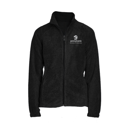 Ladies' Fleece Full-Zip Jacket with Embroidered Department of Corrections Keystone (Various Colors)