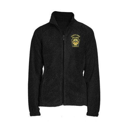 Ladies' Fleece Full-Zip Jacket with Embroidered State Parole Agent Keystone-Full Color (Various Colors)