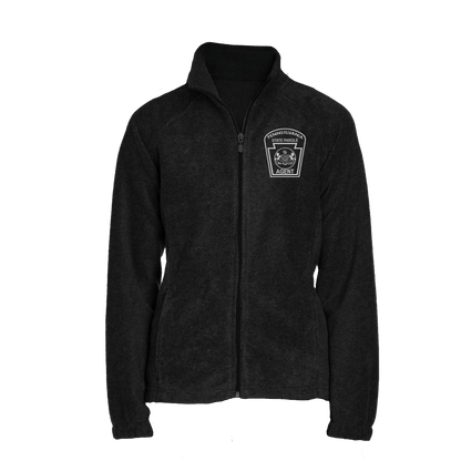 Ladies' Fleece Full-Zip Jacket with Embroidered State Parole Agent Keystone (Various Colors)