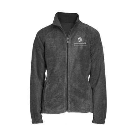 Ladies' Fleece Full-Zip Jacket with Embroidered Department of Corrections Keystone (Various Colors)