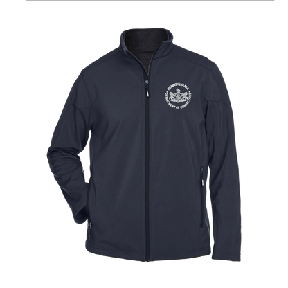 Men’s Premium Soft-Shell Jacket with Embroidered Department of Corrections Seal (Various Colors)