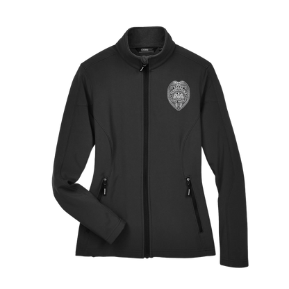 Ladies' Premium Soft-Shell Jacket with Embroidered State Parole Agent Shield (Various Colors)