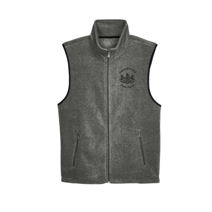 Adult Fleece Vest with Embroidered State Parole Horses (Various Colors)