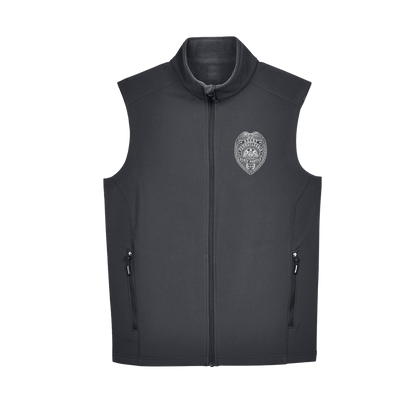 Adult Soft-Shell Vest with Embroidered State Parole Agent Badge (Various Colors)