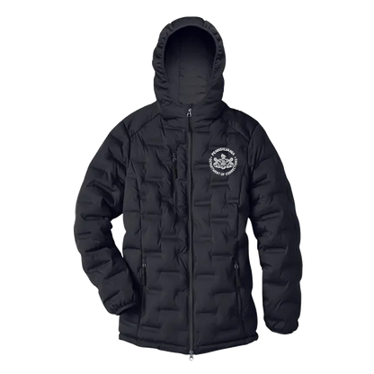 Adult Hooded Puffer Jacket with Embroidered Department of Corrections Seal (Various Colors)