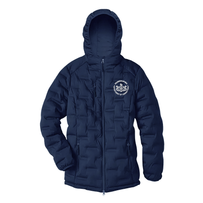 Adult Hooded Puffer Jacket with Embroidered Department of Corrections Seal (Various Colors)