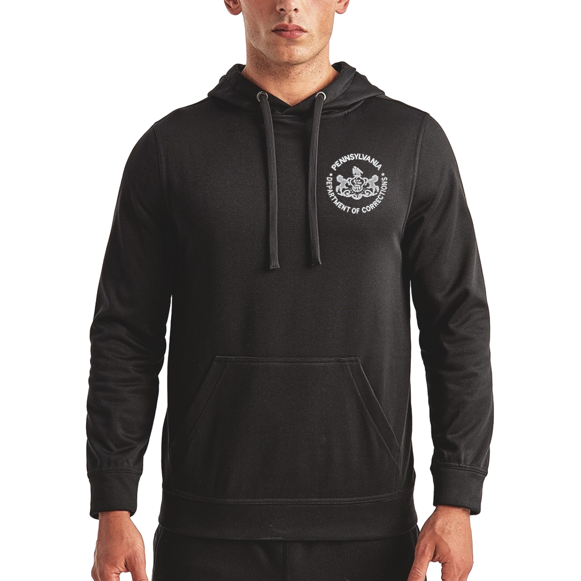 Performance Hooded Sweatshirt with Embroidered Department of