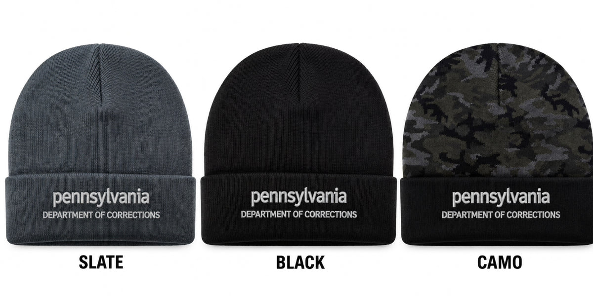 Dri Duck Embroidered Knitted Beanie