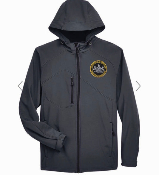 Embroidered Hooded Soft Shell