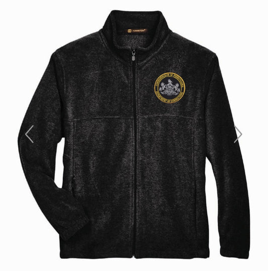Embroidered Fleece with Round Commonwealth Logo