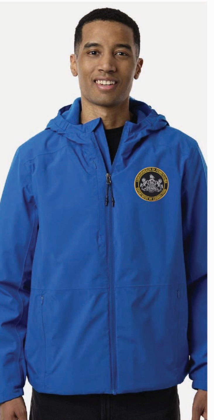 Embroidered Lightweight Rain Jacket