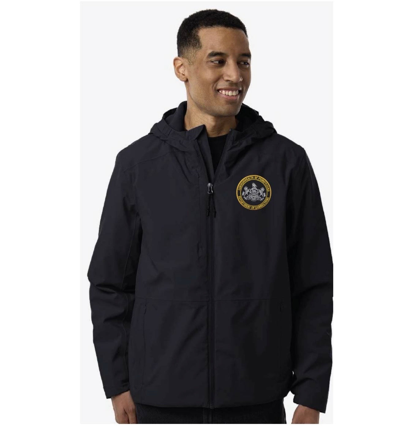 Embroidered Lightweight Rain Jacket