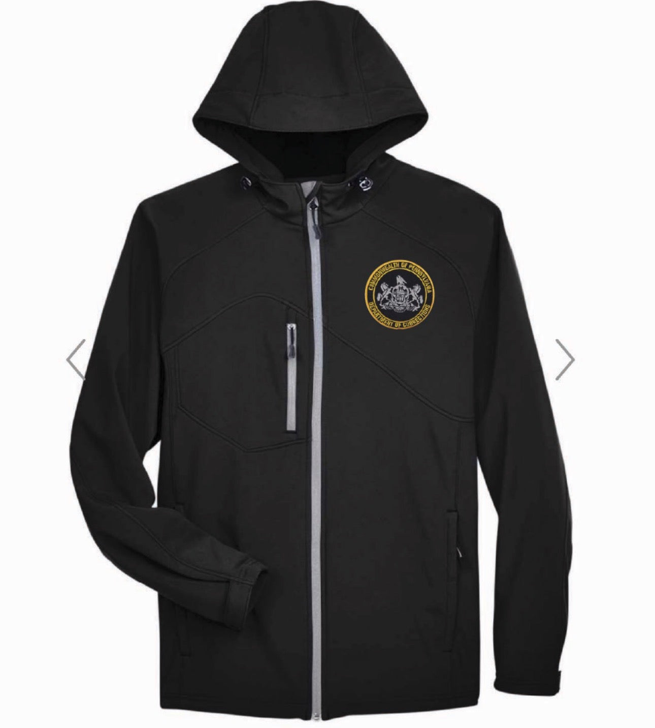 Embroidered Hooded Soft Shell