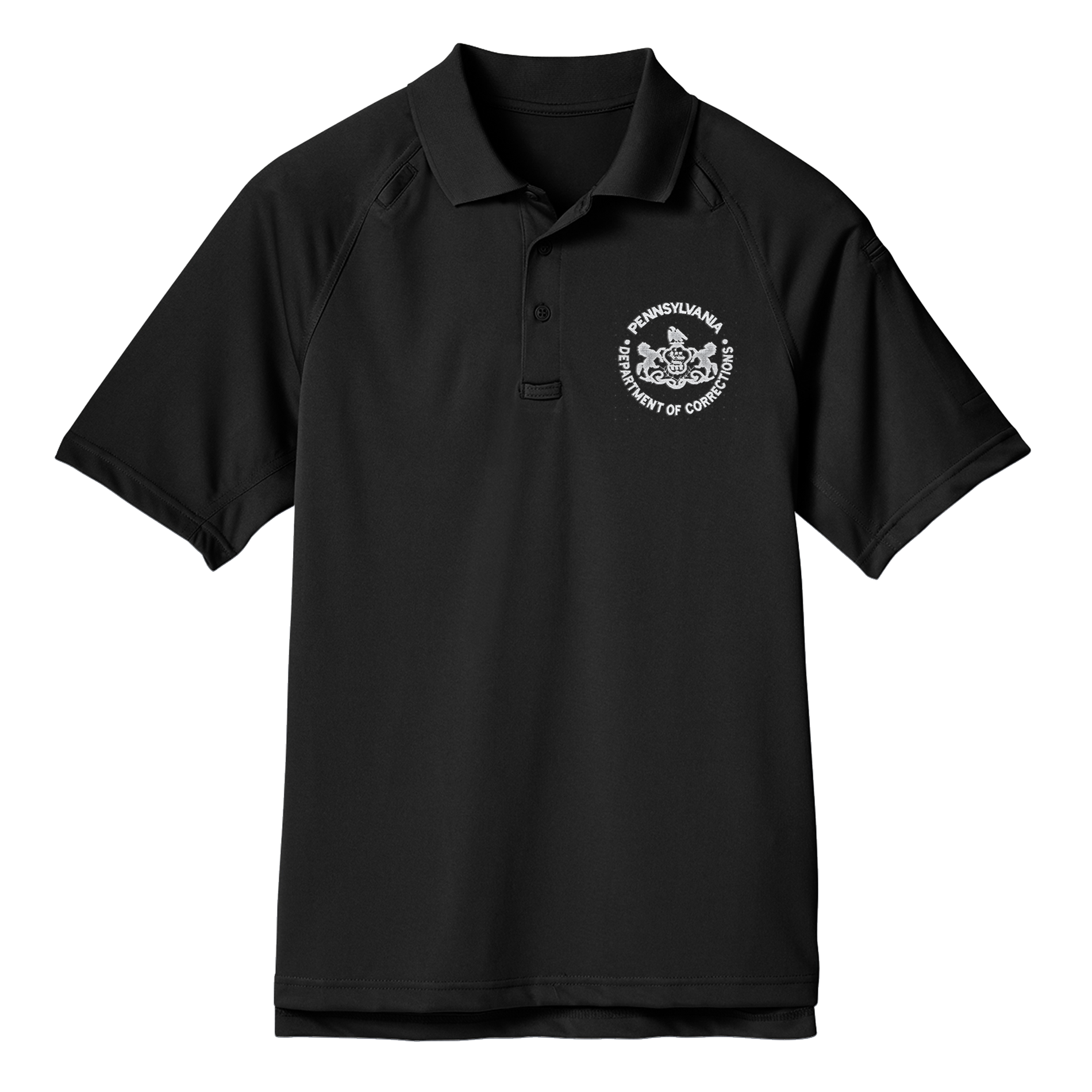 Adult Tactical Short Sleeve Polo With Embroidered Department Of Correc Threadz Embroidery 0106