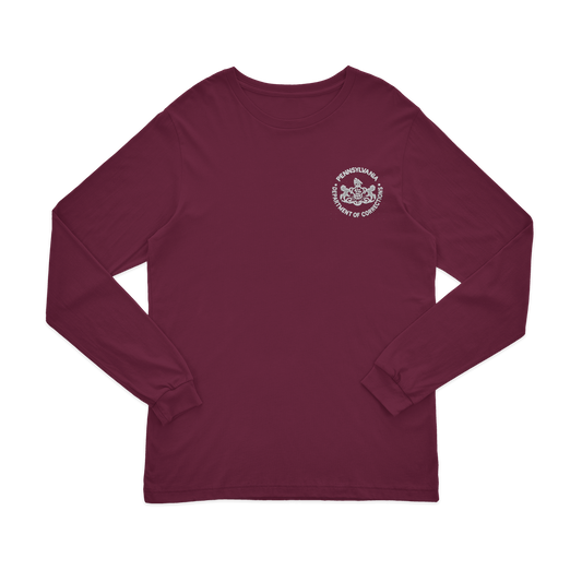 Adult Long-Sleeve Tee with Embroidered Department of Corrections Seal (Various Colors)
