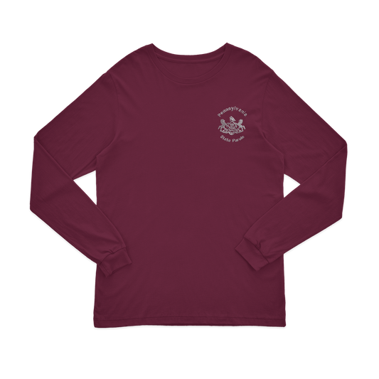 Adult Long-Sleeve Tee with Embroidered State Parole Horses (Various Colors)