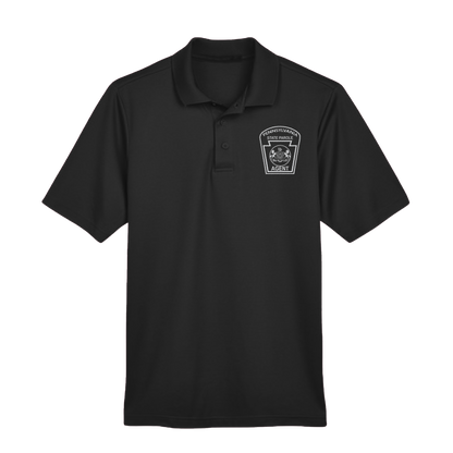 Men’s Luxury Performance Polo with Embroidered State Parole Agent Keystone (Various Colors)