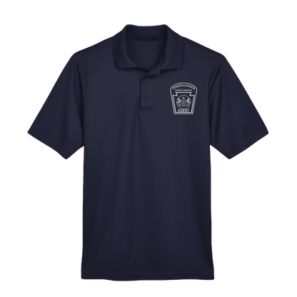 Men’s Luxury Performance Polo with Embroidered State Parole Agent Keystone (Various Colors)