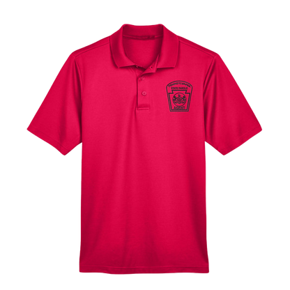 Men’s Luxury Performance Polo with Embroidered State Parole Agent Keystone (Various Colors)