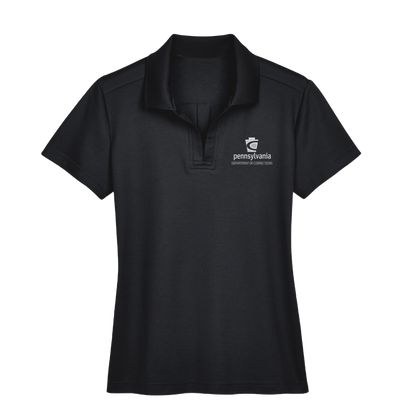 Ladies' Luxury Performance Polo with Embroidered Department of Corrections Logos (Various Colors)