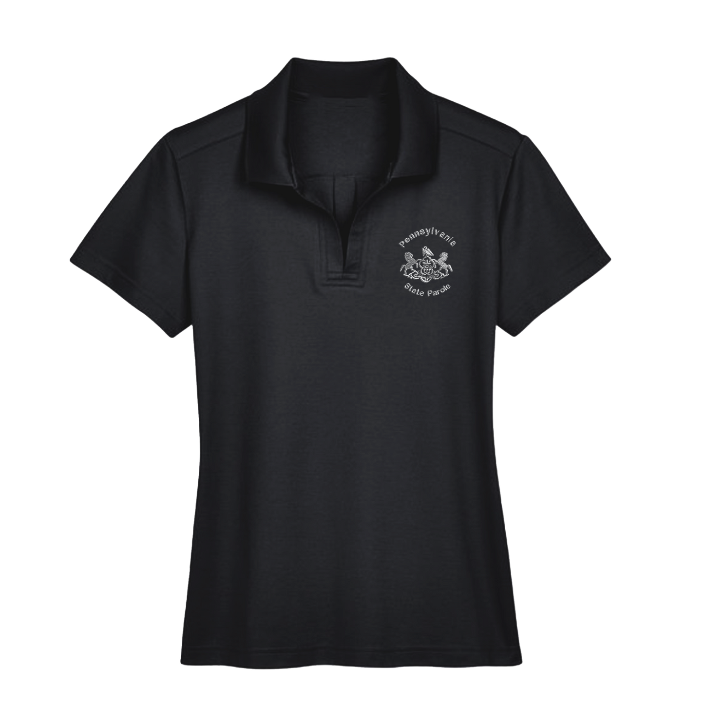 Ladies' Luxury Performance Polo with Embroidered State Parole Horses (Various Colors)