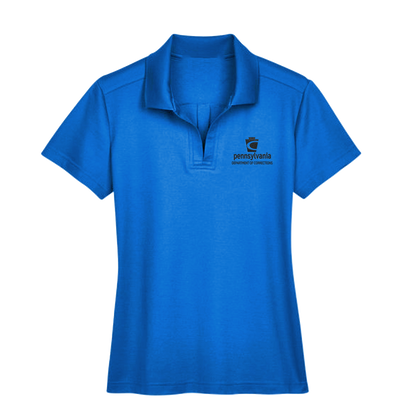 Ladies' Luxury Performance Polo with Embroidered Department of Corrections Logos (Various Colors)