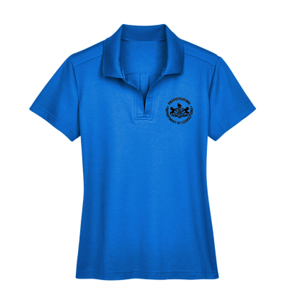 Ladies' Luxury Performance Polo with Embroidered Department of Corrections Logos (Various Colors)
