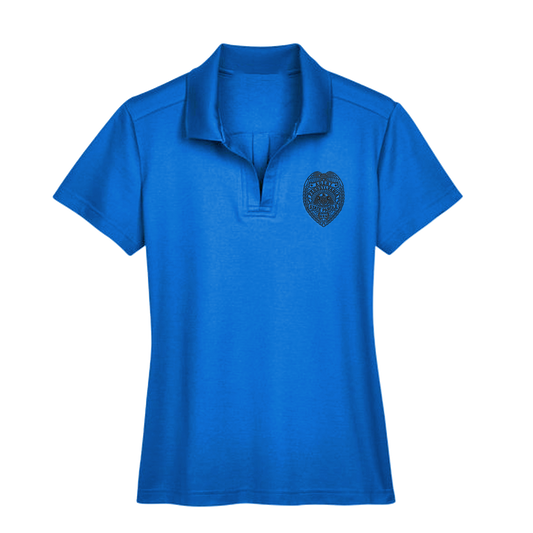 Ladies' Luxury Performance Polo with Embroidered State Parole Agent Badge (Various Colors)