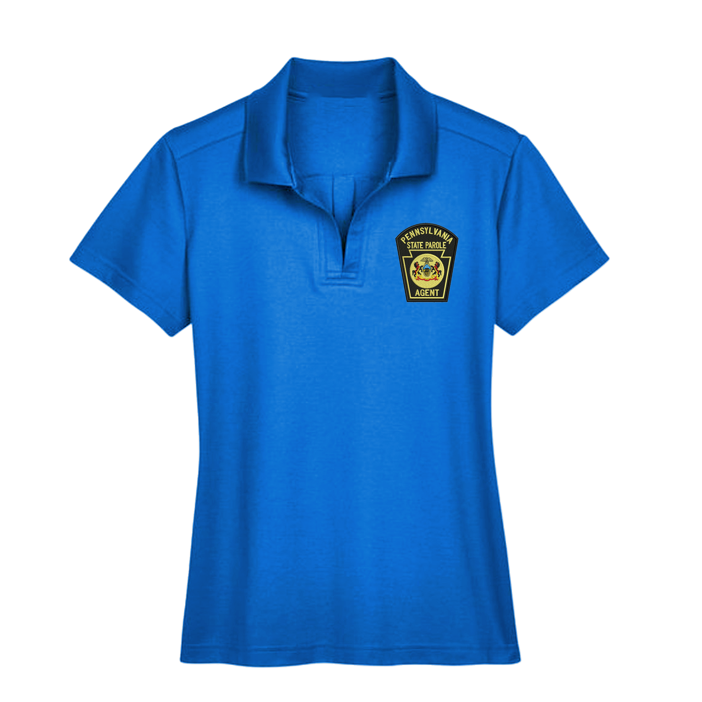 Ladies' Luxury Performance Polo with Embroidered State Parole Agent Keystone (Various Colors)