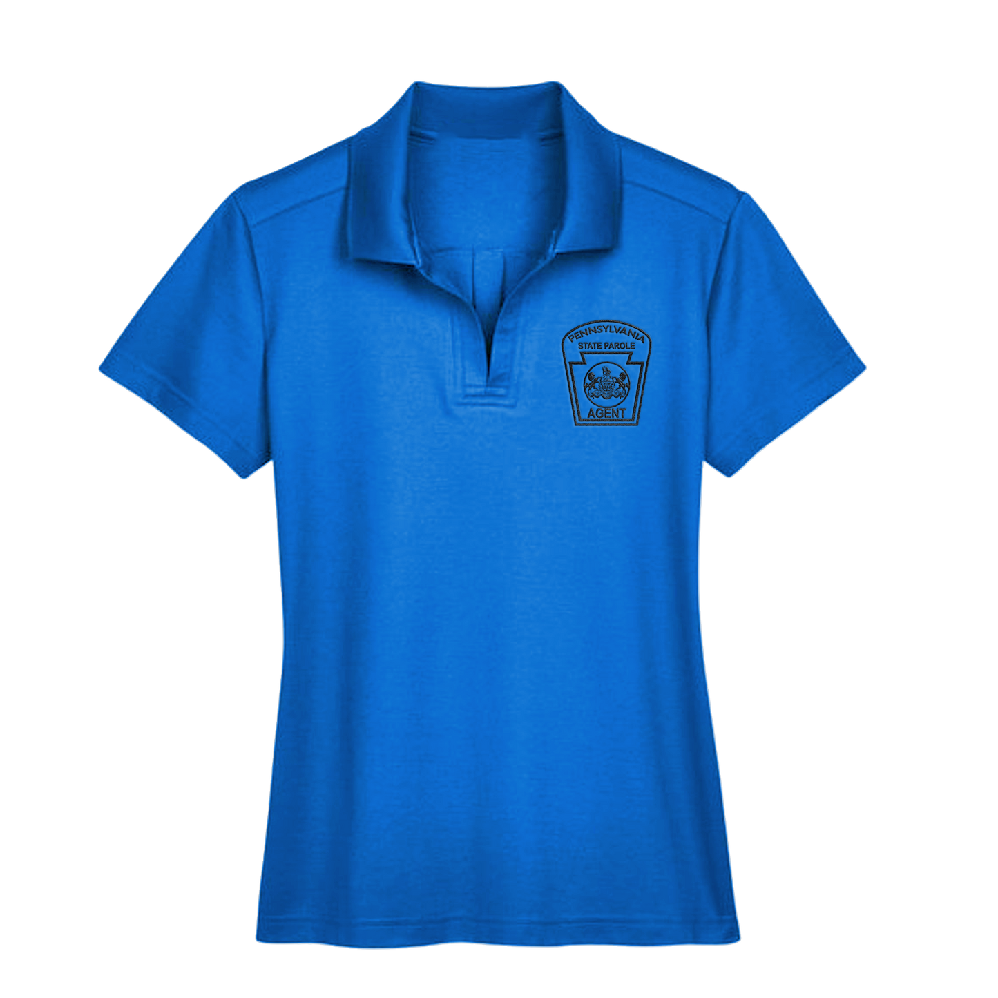 Ladies' Luxury Performance Polo with Embroidered State Parole Agent Keystone (Various Colors)