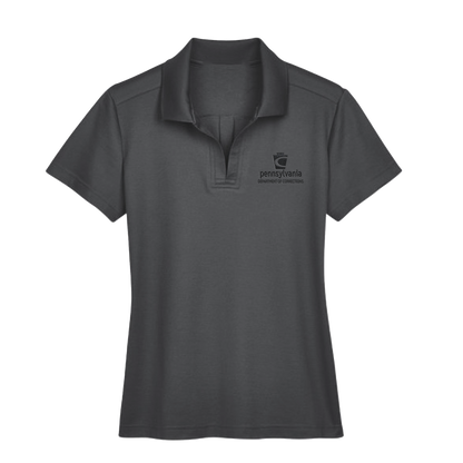 Ladies' Luxury Performance Polo with Embroidered Department of Corrections Logos (Various Colors)