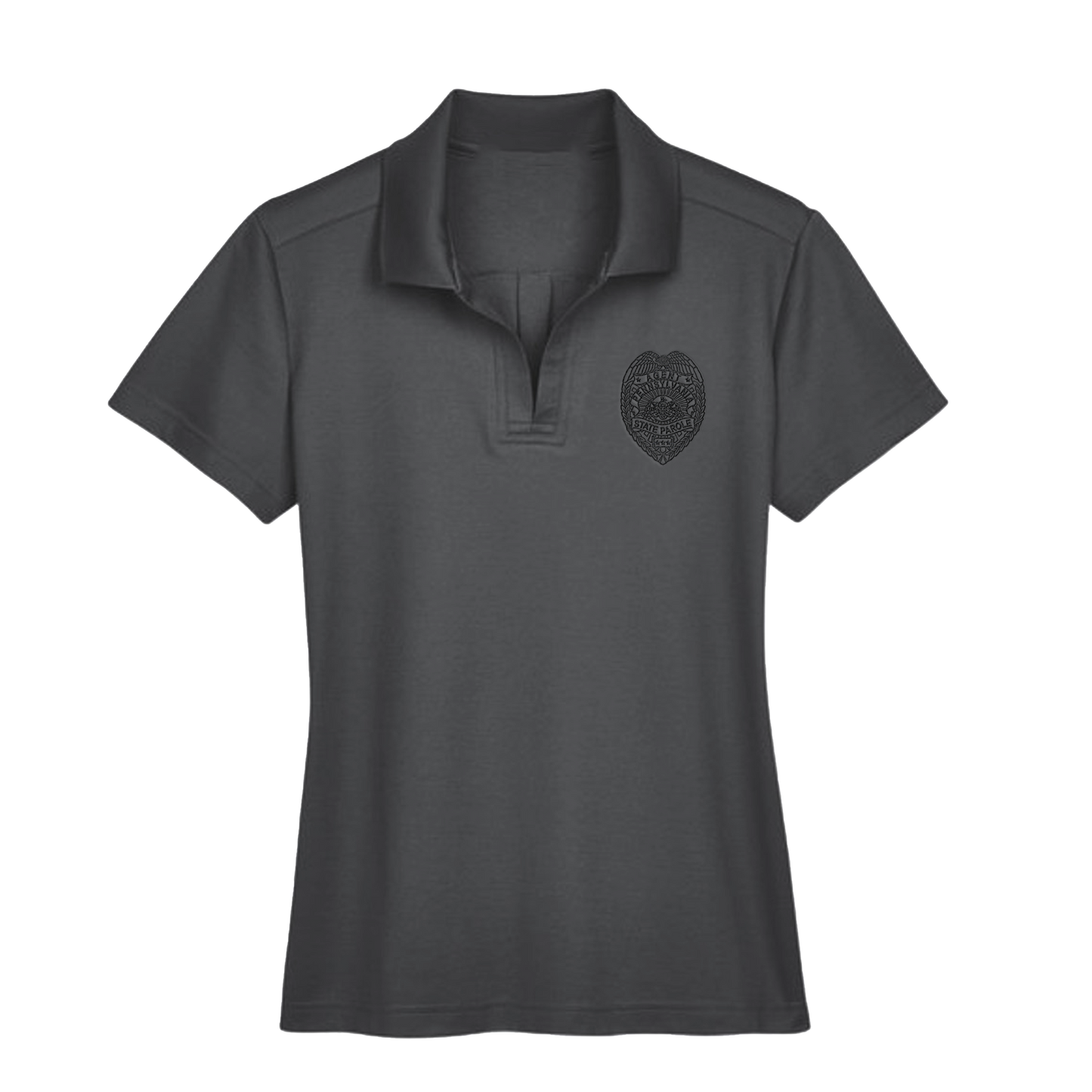 Ladies' Luxury Performance Polo with Embroidered State Parole Agent Badge (Various Colors)