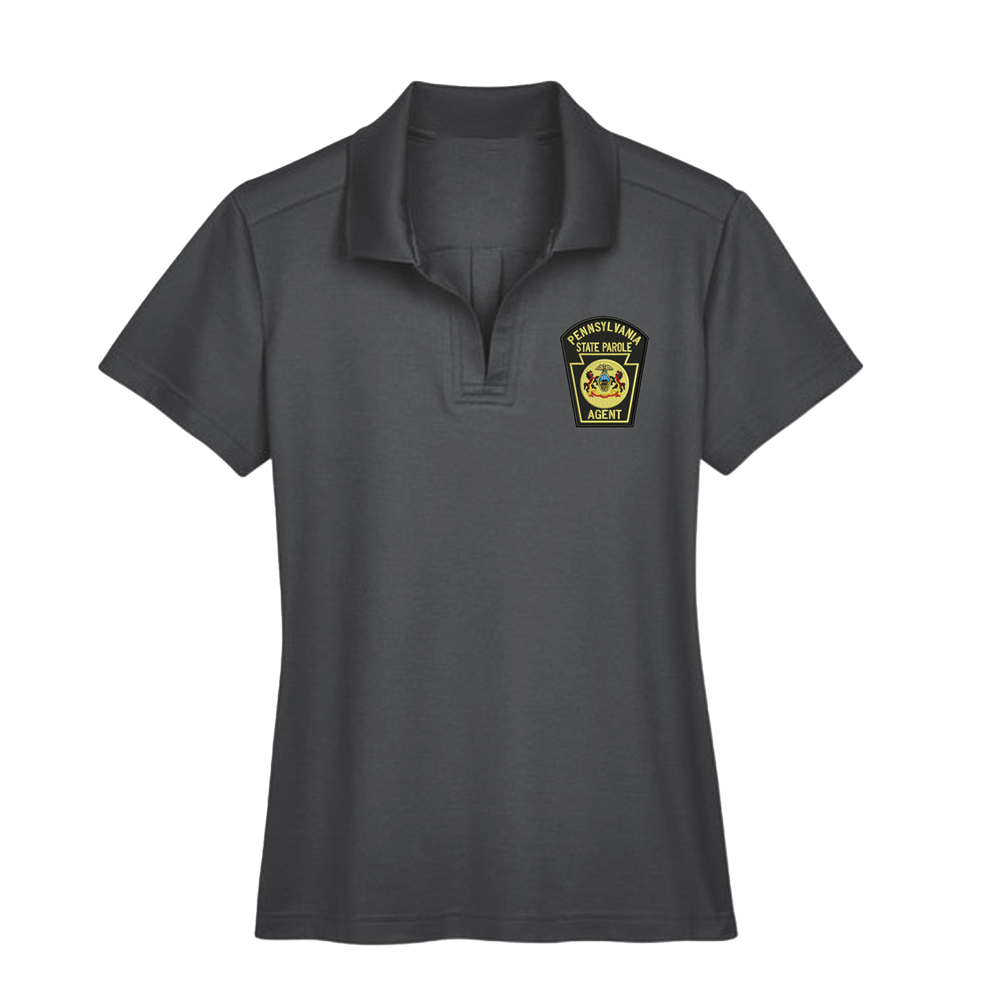 Ladies' Luxury Performance Polo with Embroidered State Parole Agent Keystone (Various Colors)