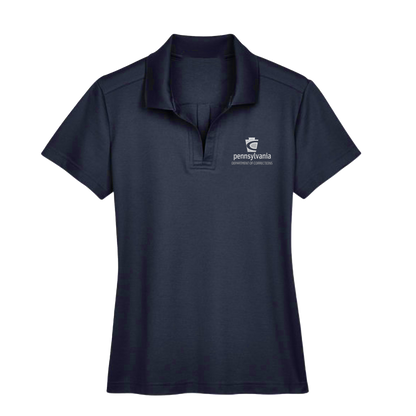 Ladies' Luxury Performance Polo with Embroidered Department of Corrections Logos (Various Colors)