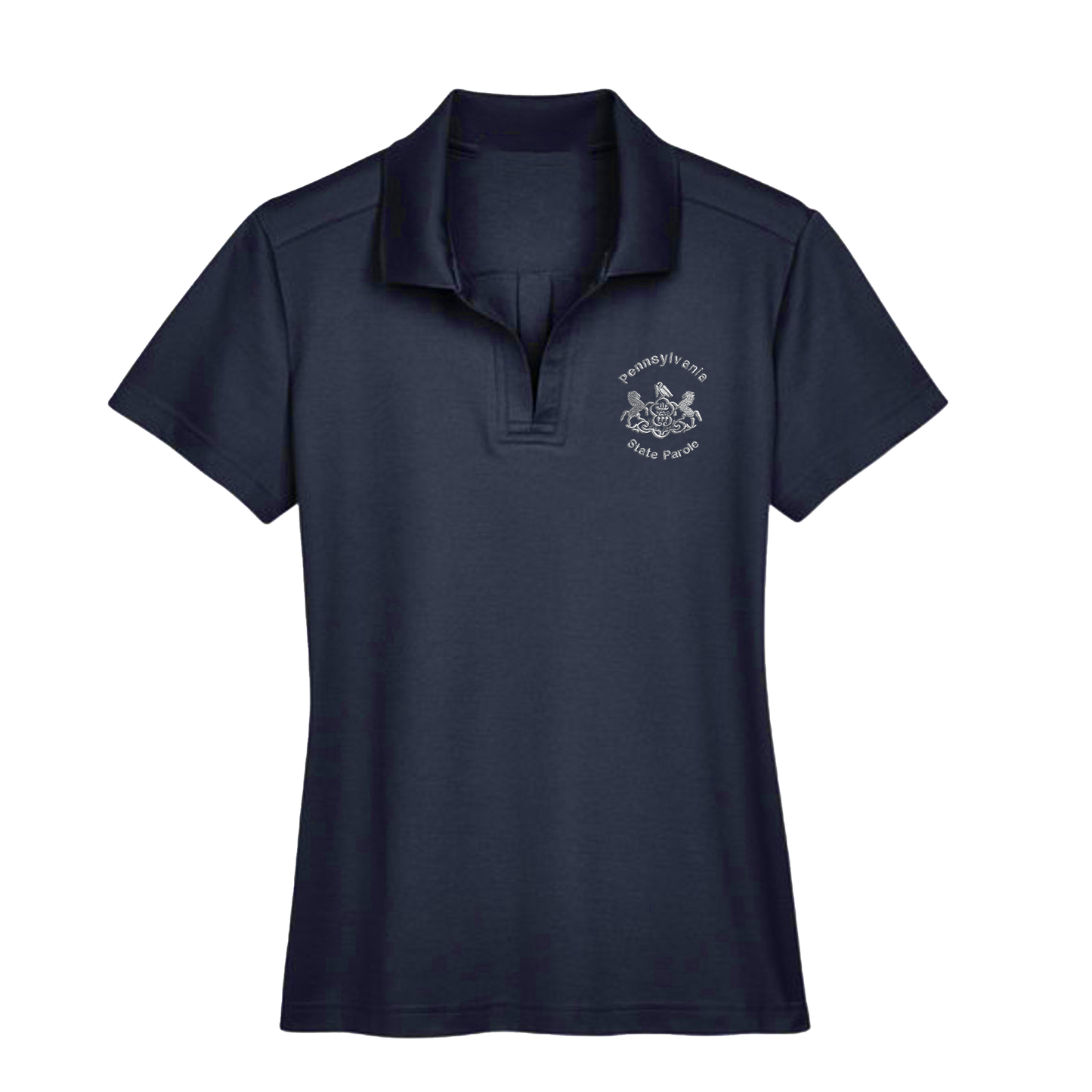 Ladies' Luxury Performance Polo with Embroidered State Parole Horses (Various Colors)