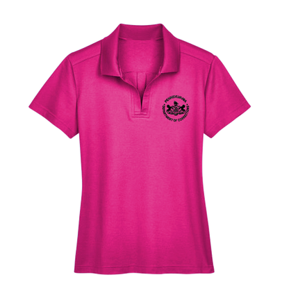 Ladies' Luxury Performance Polo with Embroidered Department of Corrections Logos (Various Colors)