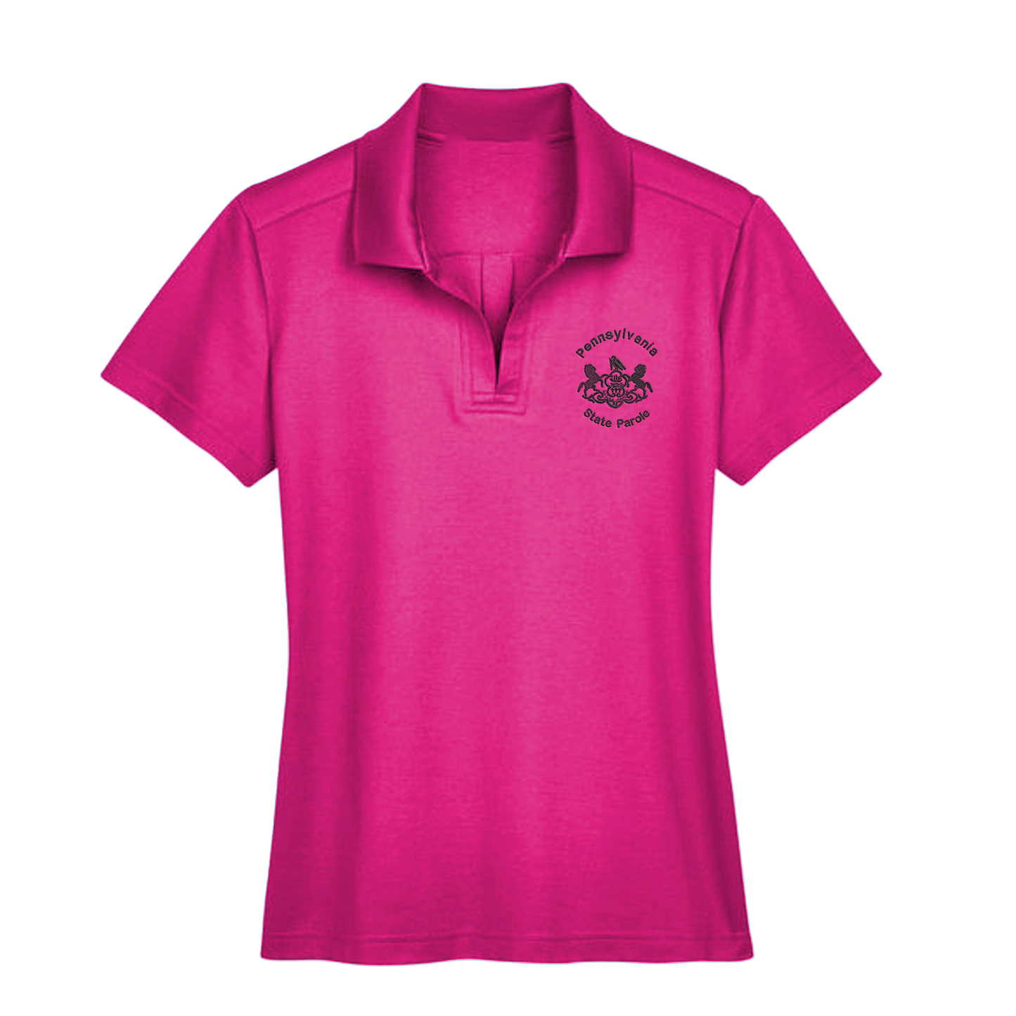 Ladies' Luxury Performance Polo with Embroidered State Parole Horses (Various Colors)