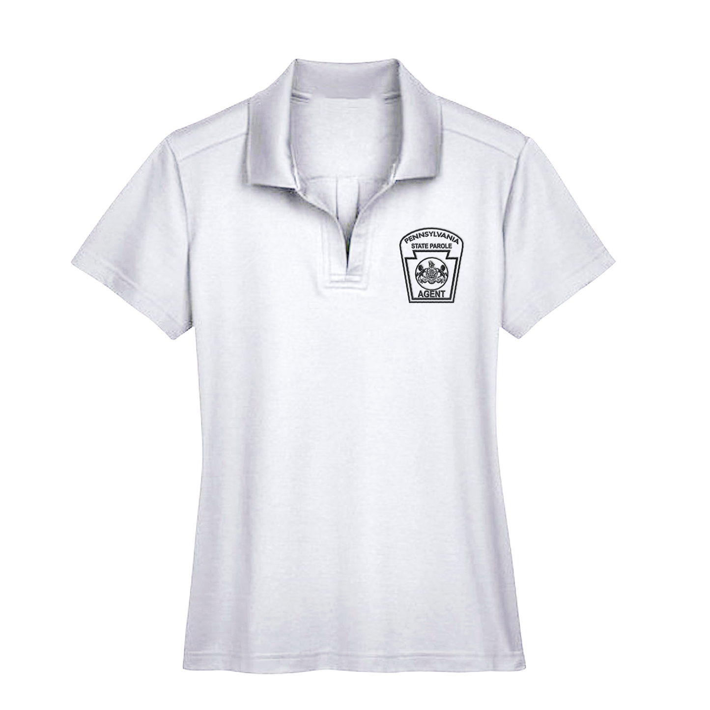 Ladies' Luxury Performance Polo with Embroidered State Parole Agent Keystone (Various Colors)