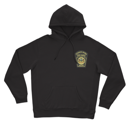 Classic Hooded Sweatshirt with Embroidered State Parole Agent Keystone-Full Color (Various Colors)