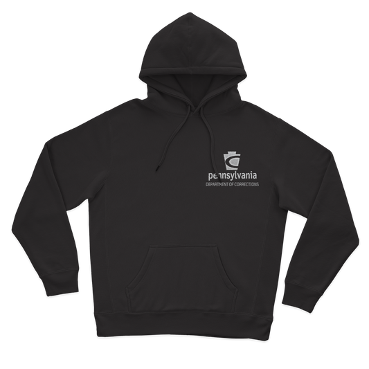 Classic Hooded Sweatshirt with Embroidered Department of Corrections Keystone (Various Colors)