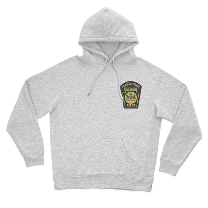 Classic Hooded Sweatshirt with Embroidered State Parole Agent Keystone-Full Color (Various Colors)