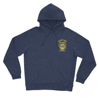 Classic Hooded Sweatshirt with Embroidered State Parole Agent Keystone-Full Color (Various Colors)