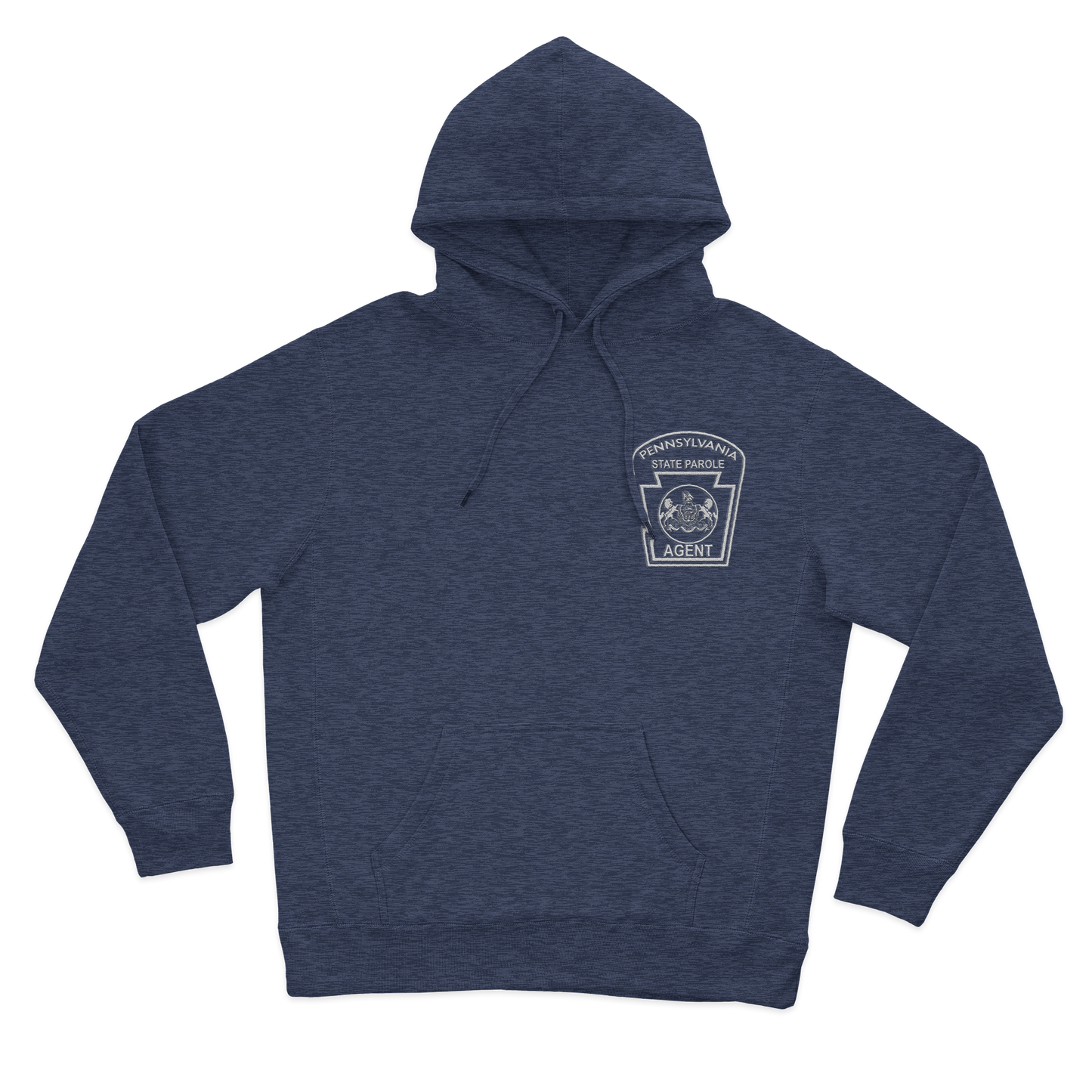 Classic Hooded Sweatshirt with Embroidered State Parole Agent Keystone (Various Colors)