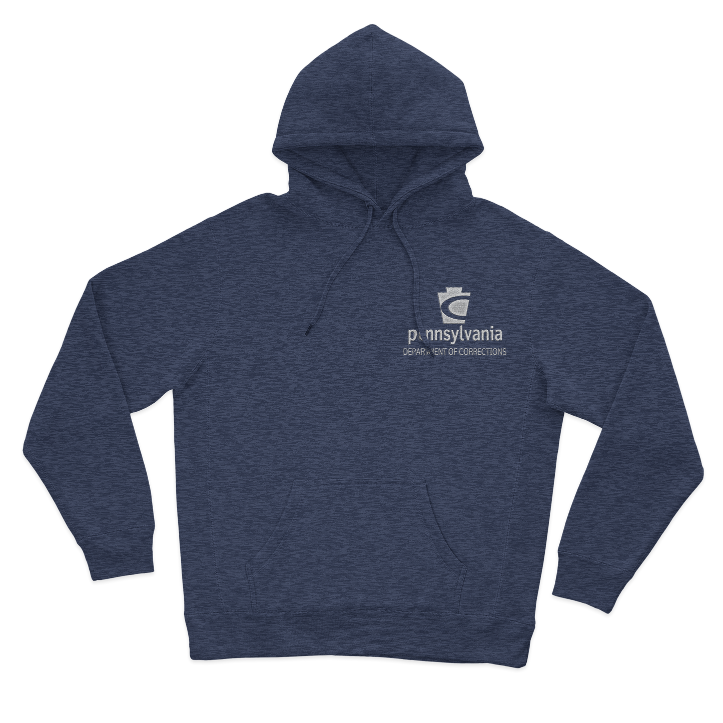 Classic Hooded Sweatshirt with Embroidered Department of Corrections Keystone (Various Colors)